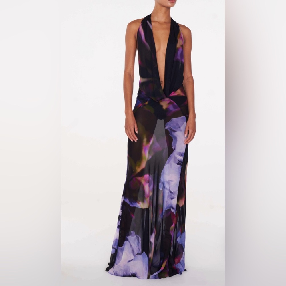 Rat and Boa maxi sheer dress